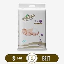 Neocare Belt System Baby Premium Diaper S (3-6 kg) - 50pcs