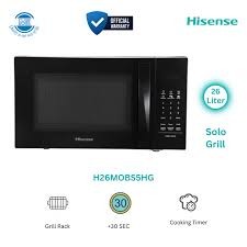 Hisense H26M0BS5HG 26L Grill Microwave Oven