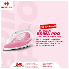 Havells Brina-Pro Steam Iron