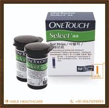 Onetouch Select Test Strips | Pack Of 50 Strips |For Use With Onetouch Select Simple Glucometer